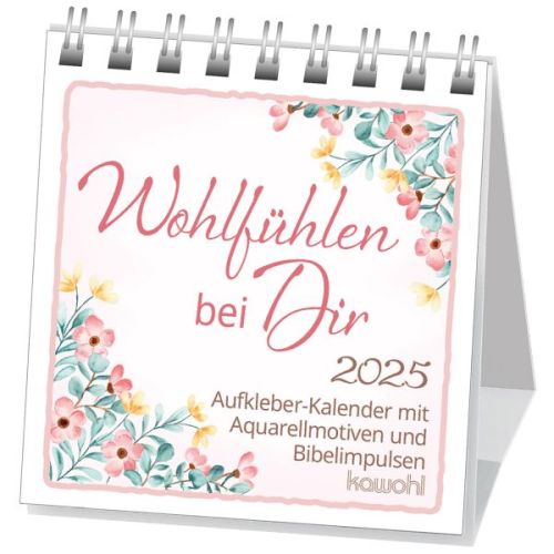 Wohlfühlen bei Dir 2025 - Aufkleber-Kalender