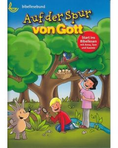 Auf der Spur von Gott (BLB) - Start ins Bibellesen mit Anna, Tom und Kasimir - Cover 2D