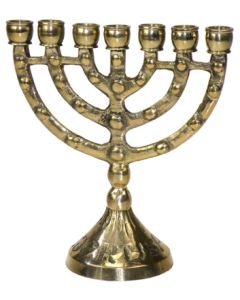 Menorah - goldfarben