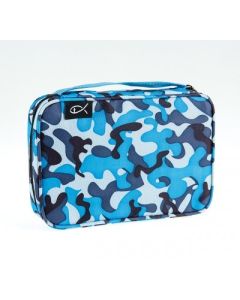 Bibeltasche "Camouflage - blau/grau"