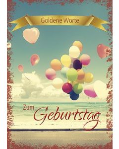 Goldene Worte - Zum Geburtstag