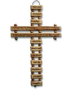 Holzkreuz "Vater unser"