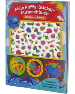 Mein Puffy-Sticker-Mitmachbuch - Bibelgeschichten