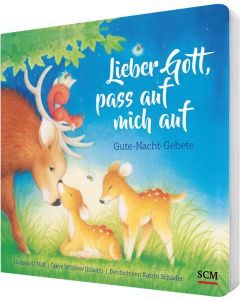 ARTIKELNUMMER: 228927000  ISBN/EAN: 9783417289275
Lieber Gott, pass auf mich auf
Gute-Nacht-Gebete
Hannah C. Hall (Autor), Steve Whitlow (Illustr.), Katrin Schäder (Übersetzer)
CB-Buchshop 3D Cover