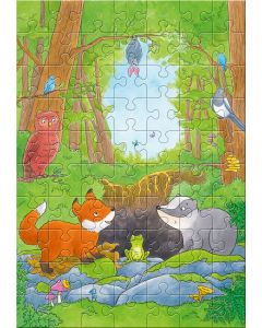 Puzzle - Fuchs und Dachs | CB-Buchshop