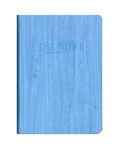 Die Heilige Schrift - Taschenbibel blau, Holzoptik | CB-Buchshop | 257143000