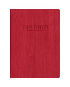 Die Heilige Schrift - Taschenbibel rot, Holzoptik | CB-Buchshop | 257142000