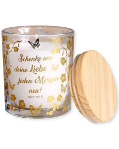 Duftkerze "Schenke uns deine Liebe" (Gold-Edition)