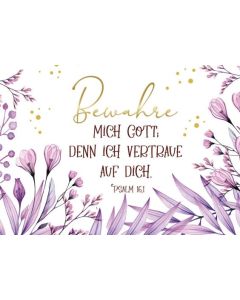 Postkartenserie "Bewahre mich Gott" 10 Stk.