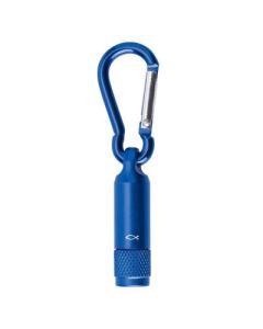 LED-Taschenlampe mit Karabiner "Ichthys" - blau