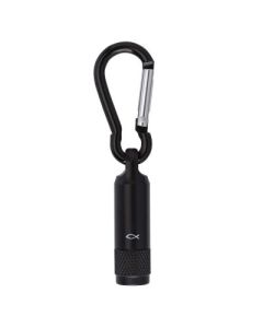 LED-Taschenlampe mit Karabiner "Ichthys" - schwarz