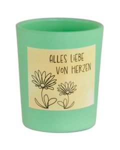 Duftkerze "Alles Liebe von Herzen"