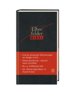 Elberfelder Bibel - Pocket Edition Leder