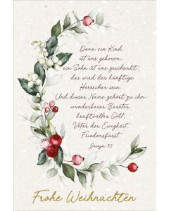 Postkartenserie "Frohe Weihnachten"/Denn ein Kind 10 Stk.