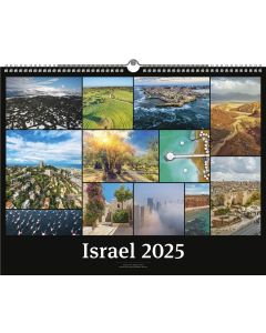 272714025 - Israelkalender schwarz 2025 | CB Buchshop