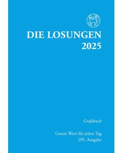 Losungen 2025 hellblau, Großdruck