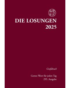 Losungen 2025 rot, Großdruck