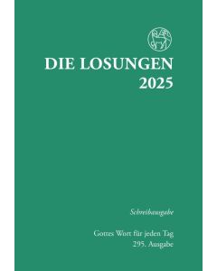 Losungen 2025 grün, Schreibausgabe