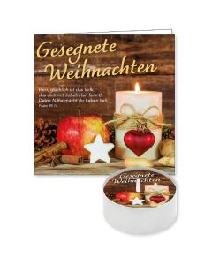 Lichtgruß "Gesegnete Weihnachten"