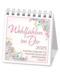 Wohlfühlen bei Dir 2025 - Aufkleber-Kalender