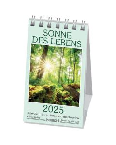 Sonne des Lebens 2025 - Aufstellkalender