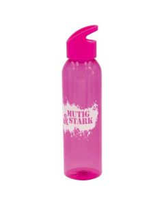 Trinkflasche mit Tragegriff - pink