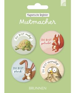 4er-Magnet-Set 'Mutmacher'