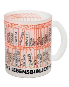 Glastasse "Bücher der Bibel"