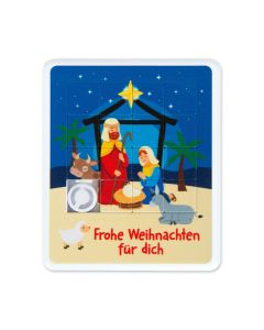 Schiebepuzzle Krippe 'Frohe Weihnachten für dich'