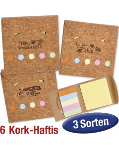 Paket 6 Ex. 'Haftnotizen Kork'