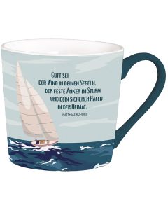 Grafiktasse 'Gott sei der Wind in deinen Segeln ...'