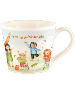 Kindertasse 'Gott hat alle Kinder lieb'