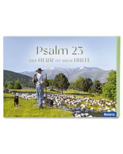 Postkartenbox 'Psalm 23 - Der Herr ist mein Hirte'