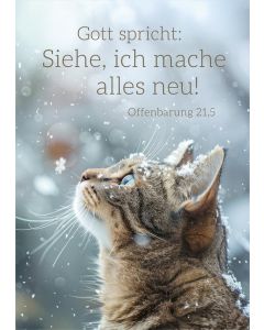 Poster A3 'Gott spricht: Siehe, ich mache alles neu!        Offenbarung 21,5'