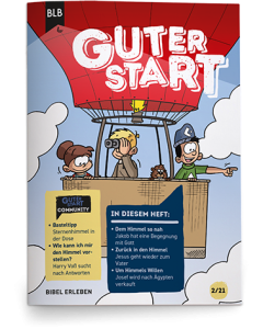 Guter Start 2.Quartal 2021
Bibel erleben
April bis Juni, Durchgehend 4-farbig

Von Anfang an Spaß am Bibellesen …

3,50 €