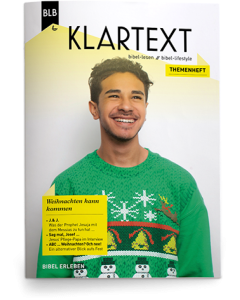 Klartext (Themenheft) - 100% Weihnachten  (BLB) - Cover 3D -
Bibel erleben