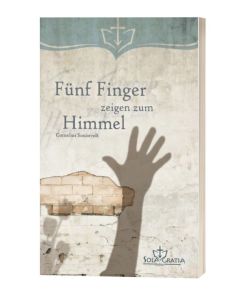 Fünf Finger zeigen zum Himmel